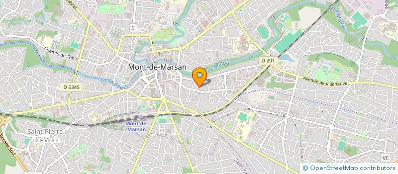 localisation de l'entreprise ALL MUSIQUE EVENTS  MONT-DE-MARSAN