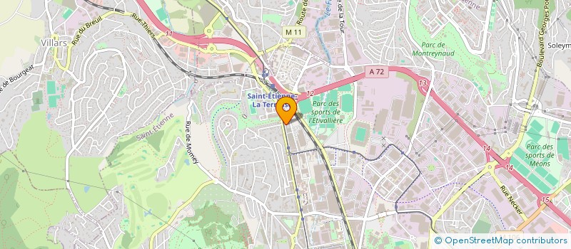 localisation de l'entreprise ALL MY CAR  SAINT-ETIENNE