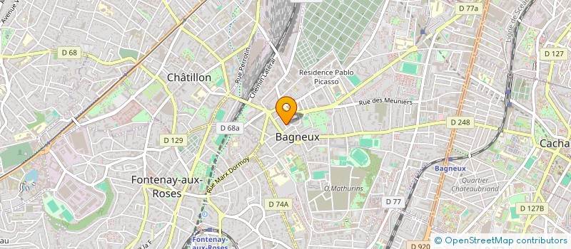 localisation de l'entreprise ALL MY LOVING RECORDS  BAGNEUX