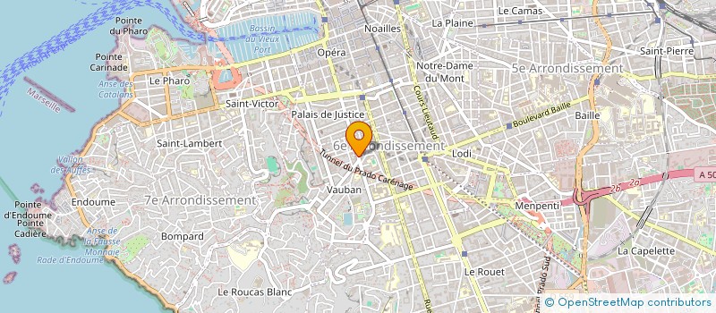 localisation de l'entreprise ALL NEGOCE EUROPE à MARSEILLE