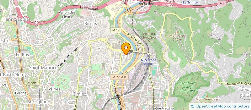 localisation de l'entreprise ALL NET SERVICES à NICE