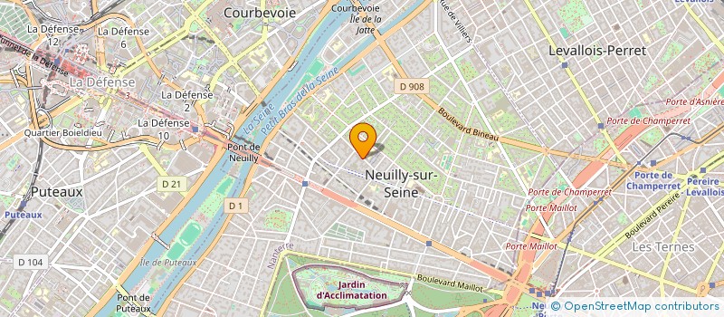 localisation de l'entreprise ALL PART à NEUILLY-SUR-SEINE