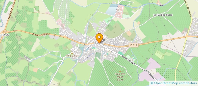 localisation de l'entreprise ALL RIDE 66  BAGES