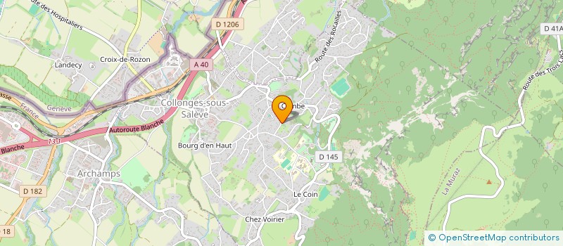 localisation de l'entreprise ALL RIGHT CLEANING  COLLONGES-SOUS-SALEVE