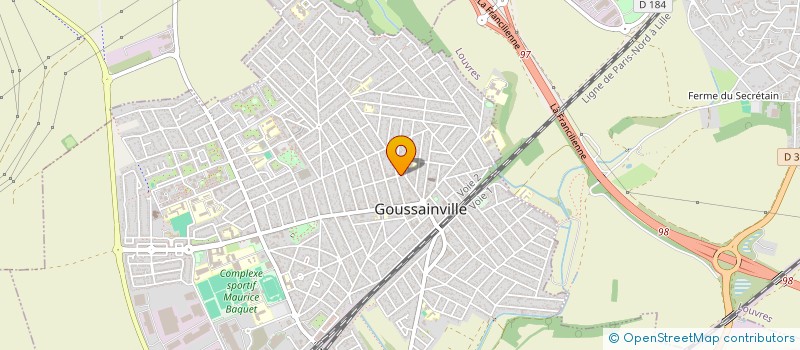 localisation de l'entreprise ALL ROAD  GOUSSAINVILLE