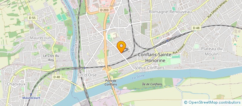 localisation de l'entreprise ALL ROAD PASSION  CONFLANS-SAINTE-HONORINE