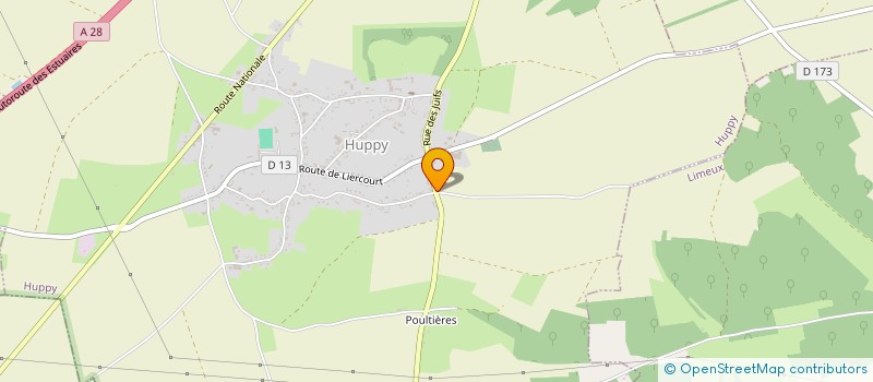 localisation de l'entreprise ALL S.T.A.R.  HUPPY