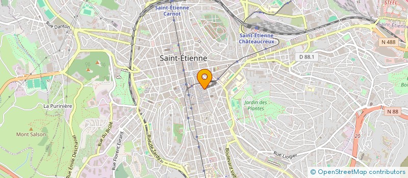 localisation de l'entreprise ALL SAFE  SAINT-ETIENNE