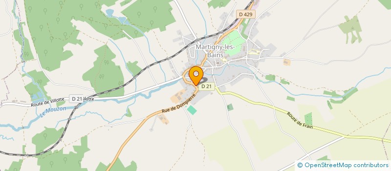 localisation de l'entreprise ALL SAINTS WATER CONSULTING  MARTIGNY-LES-BAINS