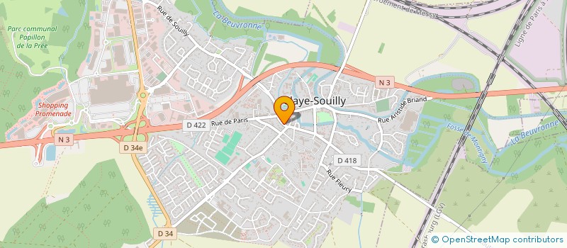 localisation de l'entreprise ALL SECUR  PRECY-SUR-MARNE