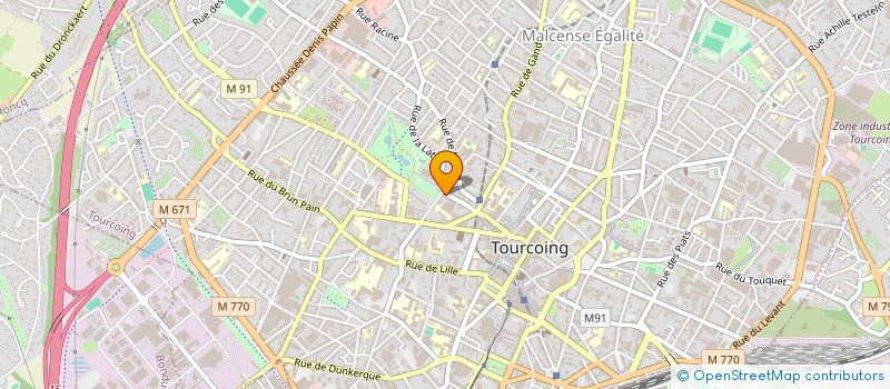 localisation de l'entreprise ALL SECURITY SERVICES  TOURCOING