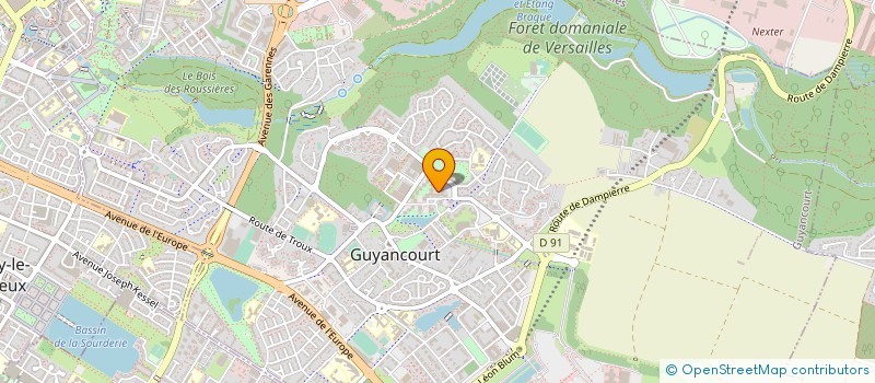 localisation de l'entreprise ALL SECURITY SYSTEM  GUYANCOURT