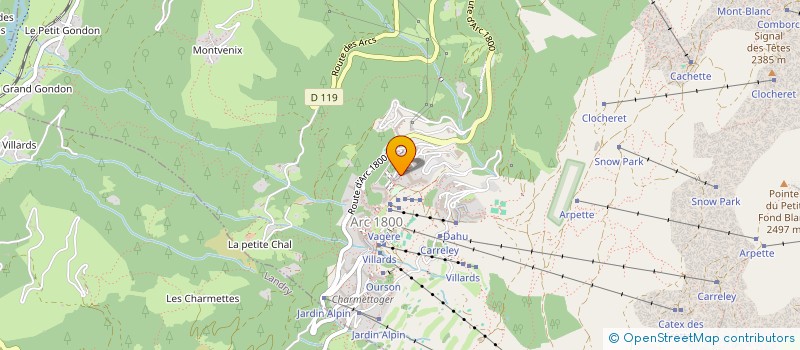 localisation de l'entreprise ALL SERVICES à BOURG-SAINT-MAURICE