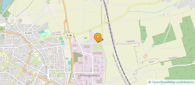 localisation de l'entreprise ALL SERVICES  SENS