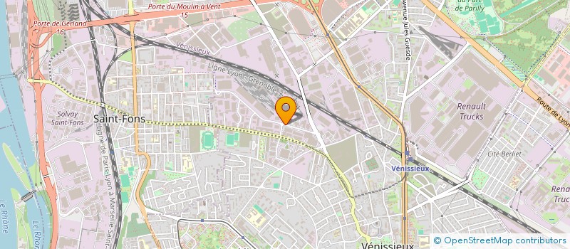 localisation de l'entreprise ALL SERVICES  VENISSIEUX