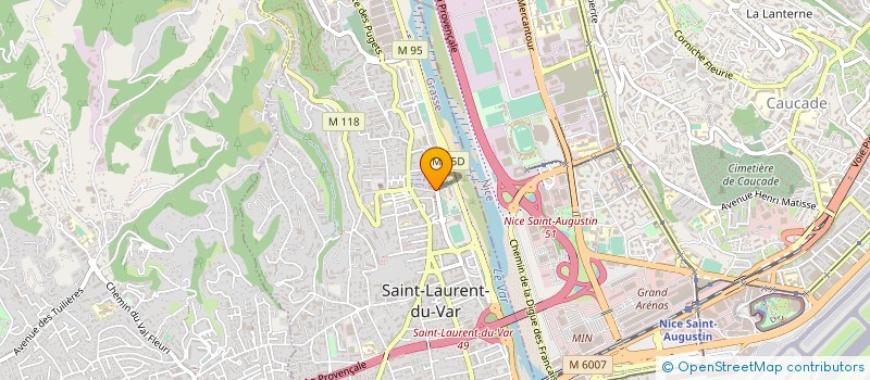 localisation de l'entreprise ALL SERVICES ANIMATIONS  SAINT-LAURENT-DU-VAR