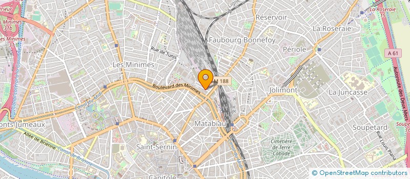 localisation de l'entreprise ALL SERVICES SARL à TOULOUSE