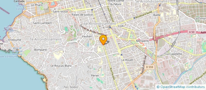 localisation de l'entreprise ALL SNACK à MARSEILLE