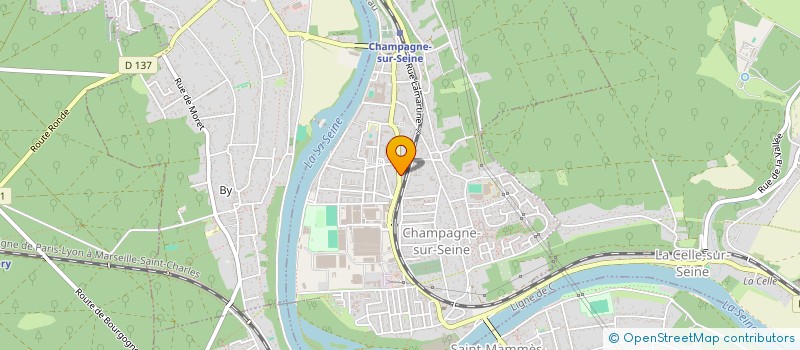localisation de l'entreprise ALL SPECIAL PROJECTS à CHAMPAGNE-SUR-SEINE