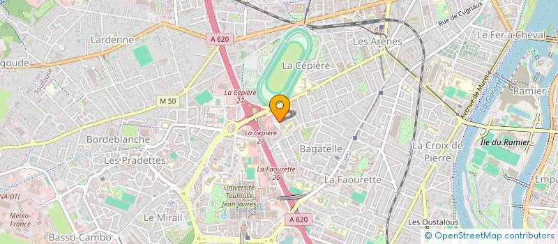 localisation de l'entreprise ALL SPORTS 31 à TOULOUSE