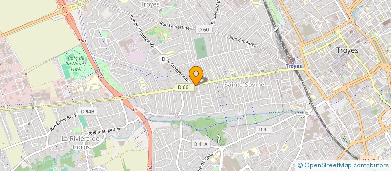 localisation de l'entreprise ALL SPORTS ET LOISIRS  SAINTE-SAVINE