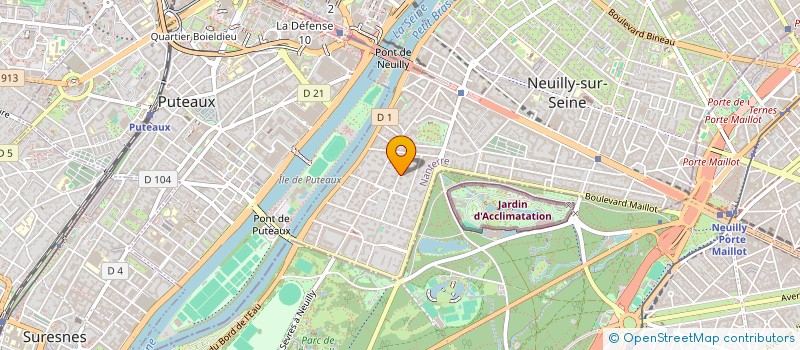 localisation de l'entreprise ALL SQUARE CONSULTING à NEUILLY-SUR-SEINE