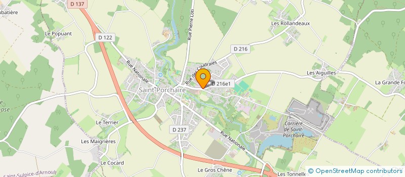 localisation de l'entreprise ALL STAR FRANCE ATLANTIQUE  SAINT-PORCHAIRE