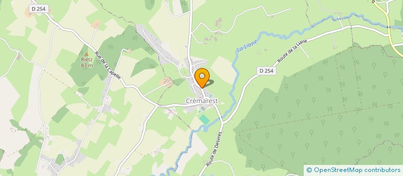 localisation de l'entreprise ALL STARS PRODUCTION  CREMAREST