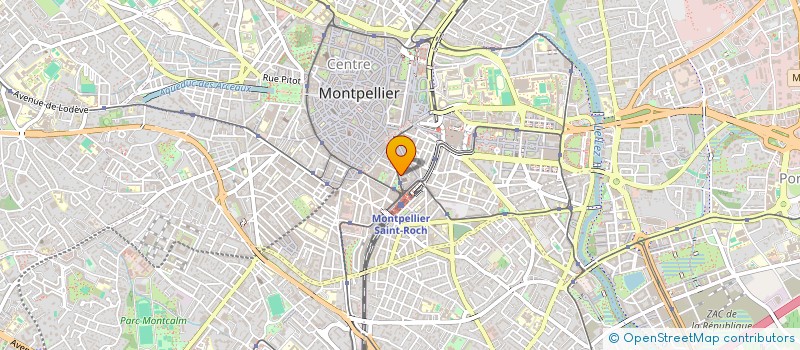 localisation de l'entreprise ALL STARS SARL à MONTPELLIER