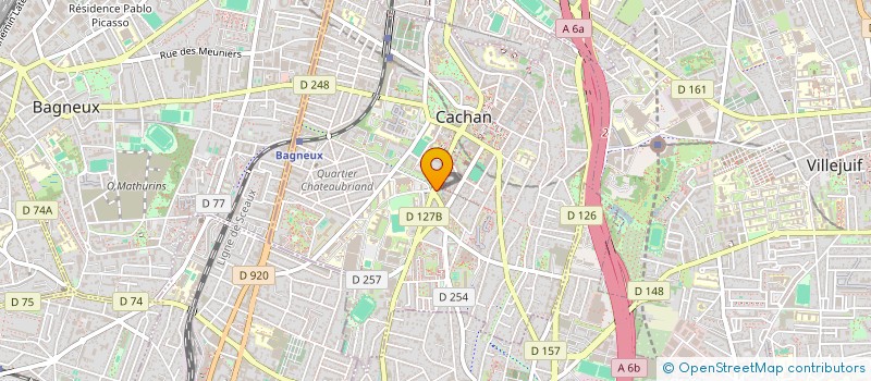 localisation de l'entreprise ALL START EVENT  CACHAN