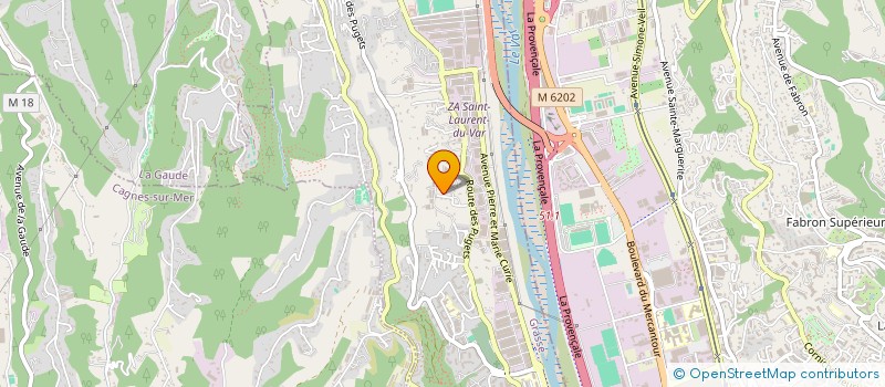 localisation de l'entreprise ALL. STUDIO ARCHITECTURE  SAINT-LAURENT-DU-VAR