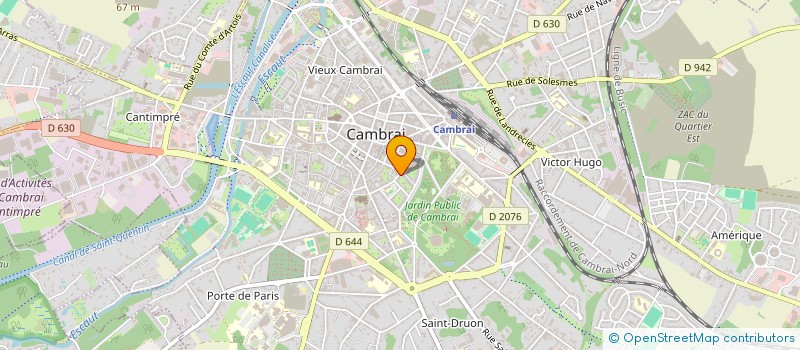 localisation de l'entreprise ALL STYLE CONNEXION à CAMBRAI