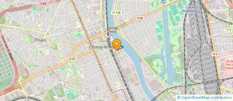 localisation de l'entreprise ALL SUITES APPART ET STUDY CHOISY LE ROI à CHOISY-LE-ROI