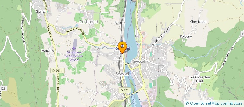 localisation de l'entreprise ALL SWEET DOG  SEYSSEL