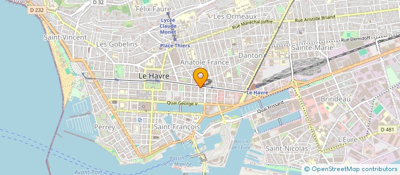 localisation de l'entreprise ALL T BARBER  LE HAVRE