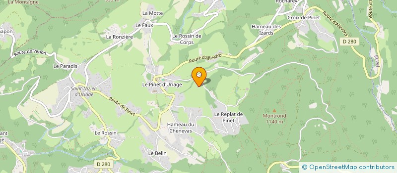 localisation de l'entreprise ALL TALENTED  SAINT-MARTIN-D'URIAGE