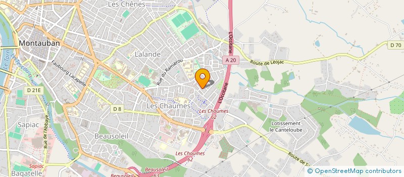 localisation de l'entreprise ALL-TECH  MONTAUBAN