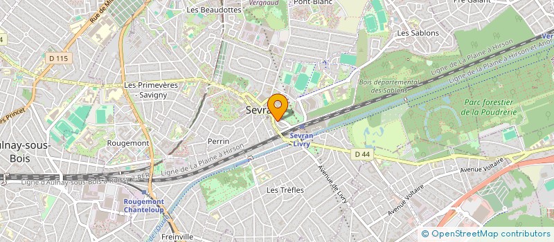 localisation de l'entreprise ALL TECHNOLOGIES à SEVRAN