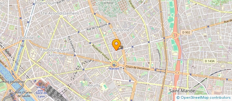 localisation de l'entreprise ALL TENNIS  PARIS