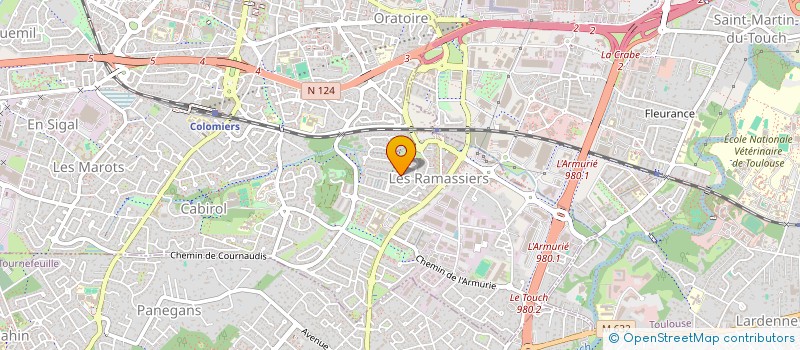 localisation de l'entreprise ALL TEST CONSULTING à COLOMIERS