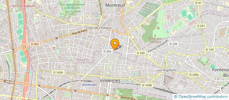localisation de l'entreprise ALL THAT FOLK à MONTREUIL
