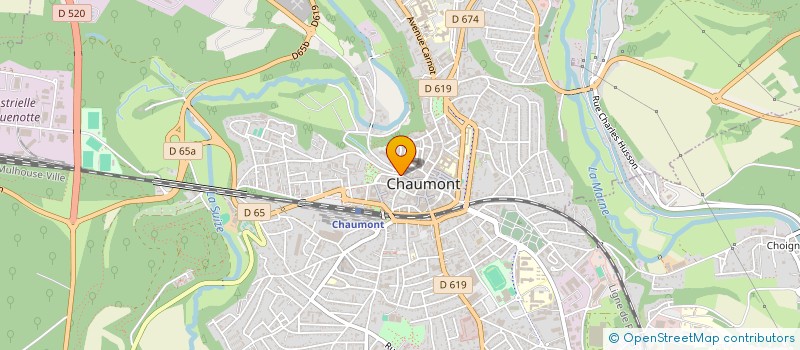 localisation de l'entreprise ALL TIME à CHAUMONT