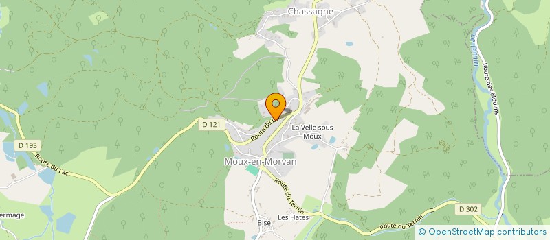 localisation de l'entreprise ALL TIMER CUSTOM'S à MOUX-EN-MORVAN
