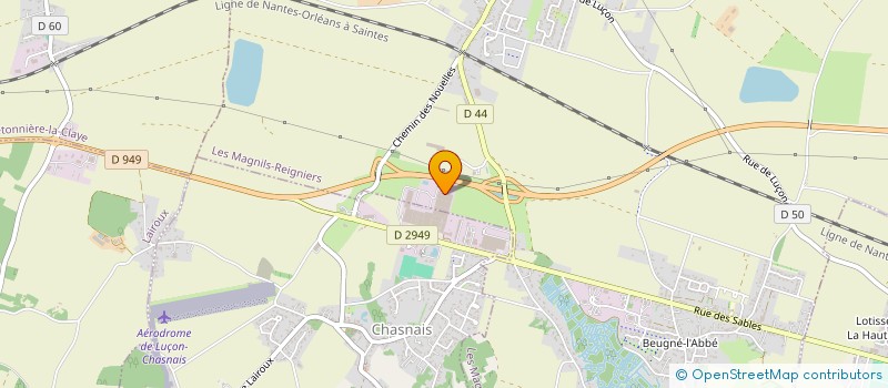 localisation de l'entreprise ALL TRADE AROUND  CHASNAIS