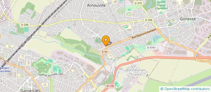 localisation de l'entreprise ALL TRADES  ARNOUVILLE