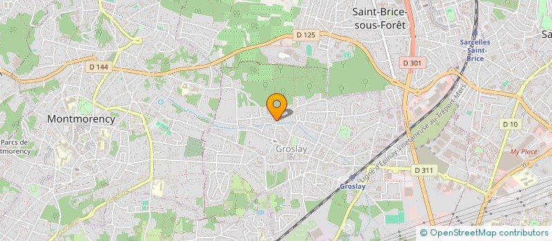 localisation de l'entreprise ALL TRAINING CENTER 95  GROSLAY