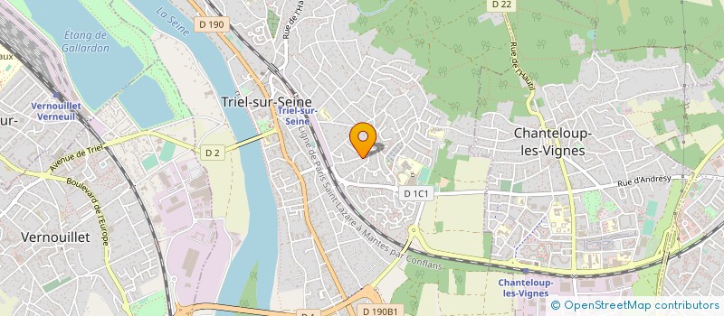 localisation de l'entreprise ALL'TRANS à RUNGIS