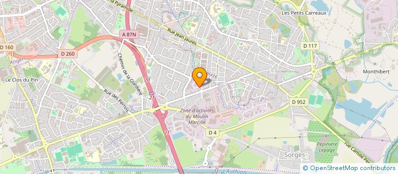 localisation de l'entreprise ALL'TRANSACTIONS  LES PONTS-DE-CE