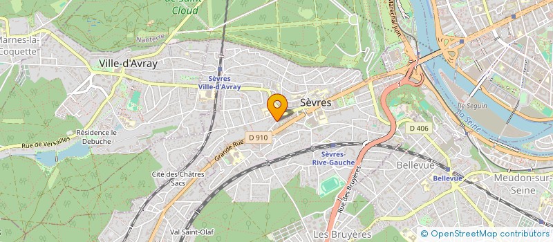 localisation de l'entreprise ALL TRANSACTIONS à SEVRES