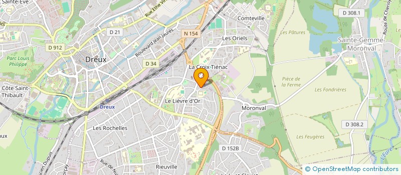 localisation de l'entreprise ALL TRANSPORT à DREUX